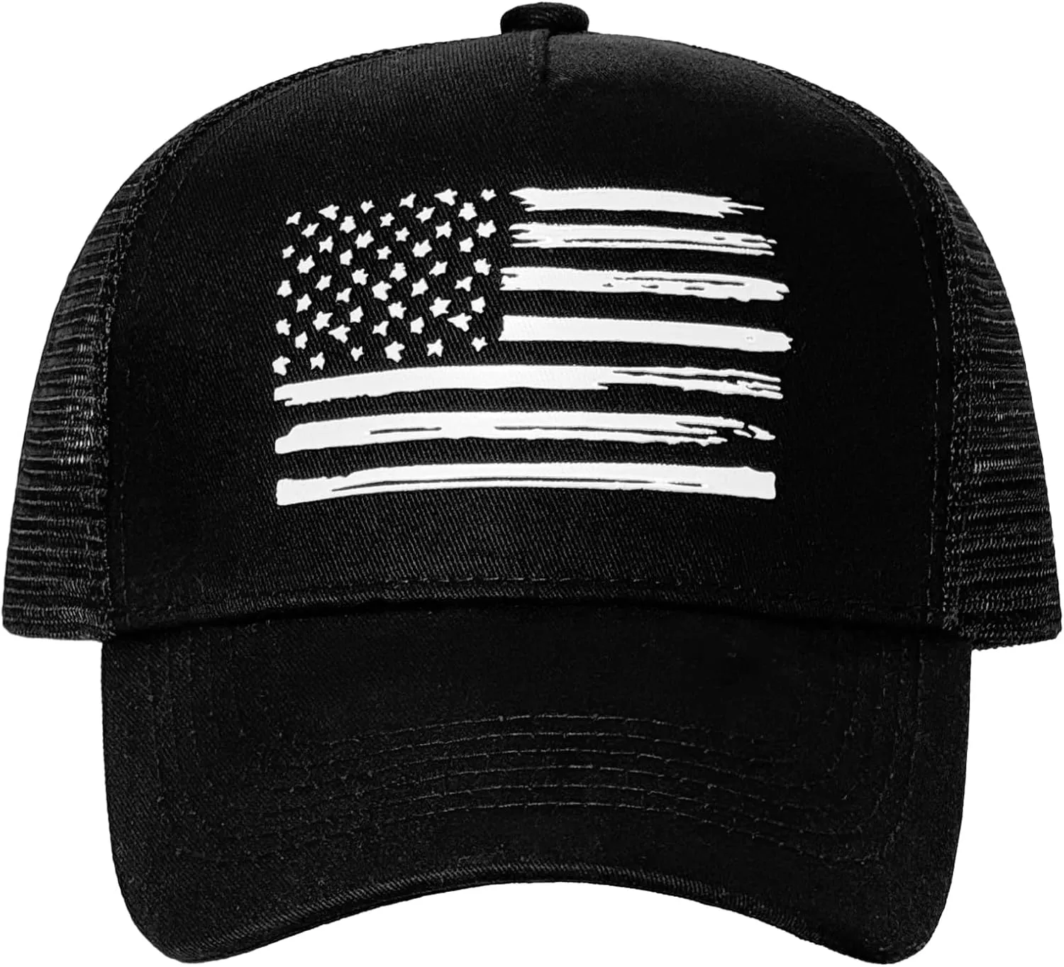 American Flag Trucker Hats, USA hat for Men and Women - Adjustale Baseball Cap, Outdoor Mesh Snap Back - for Daily Use