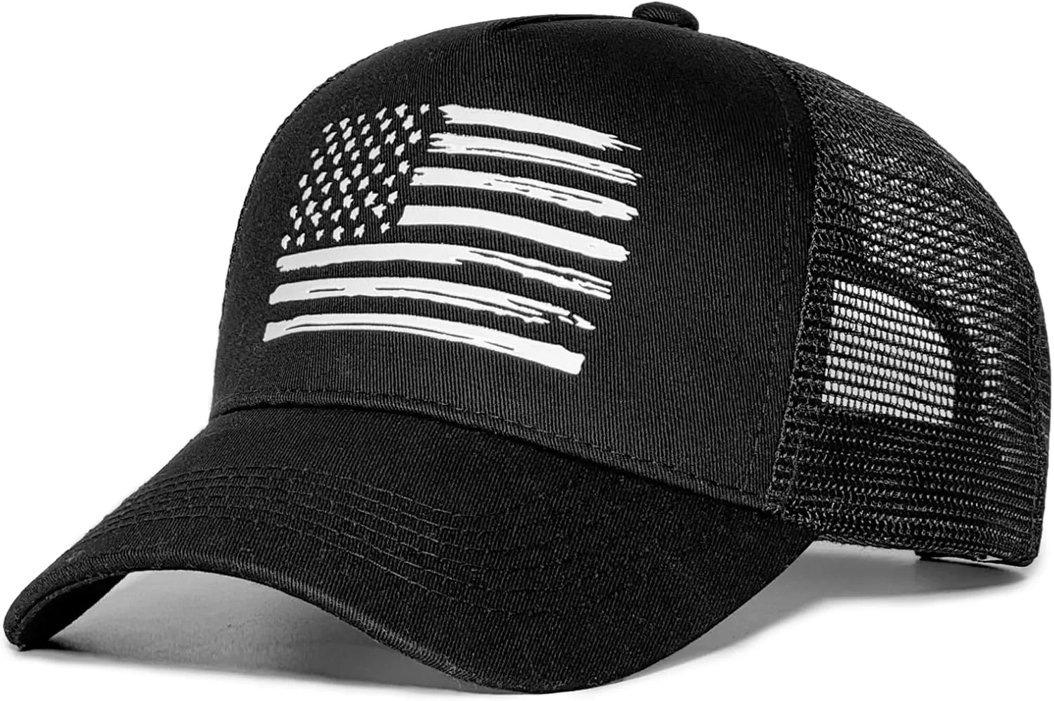 American Flag Trucker Hats, USA hat for Men and Women - Adjustale Baseball Cap, Outdoor Mesh Snap Back - for Daily Use