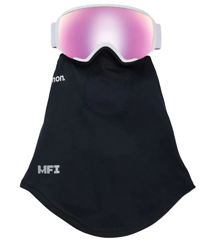 Anon WM1 Women's Goggles & MFI Face Mask & Spare Lens 2024 White / Perceive Cloudy Pink