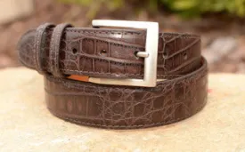Argentine Caiman Belt: Brown