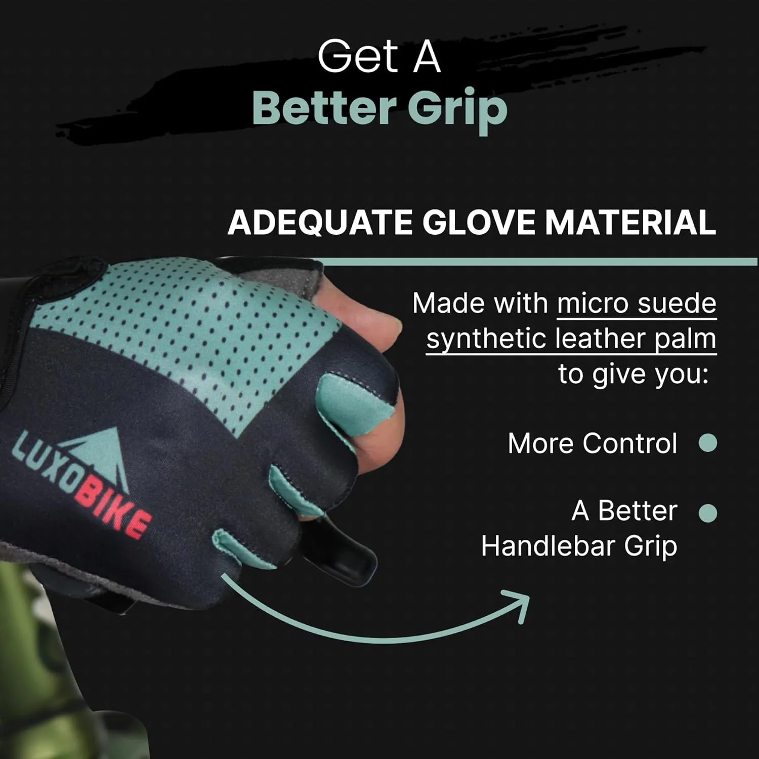 Bike Gloves for Men Cycling Biking Gloves Women - Padded Shock Absorbing Bicycle Riding, Anti-Slip Breahtable Half-Finger 's for Mountain Biker Ebike