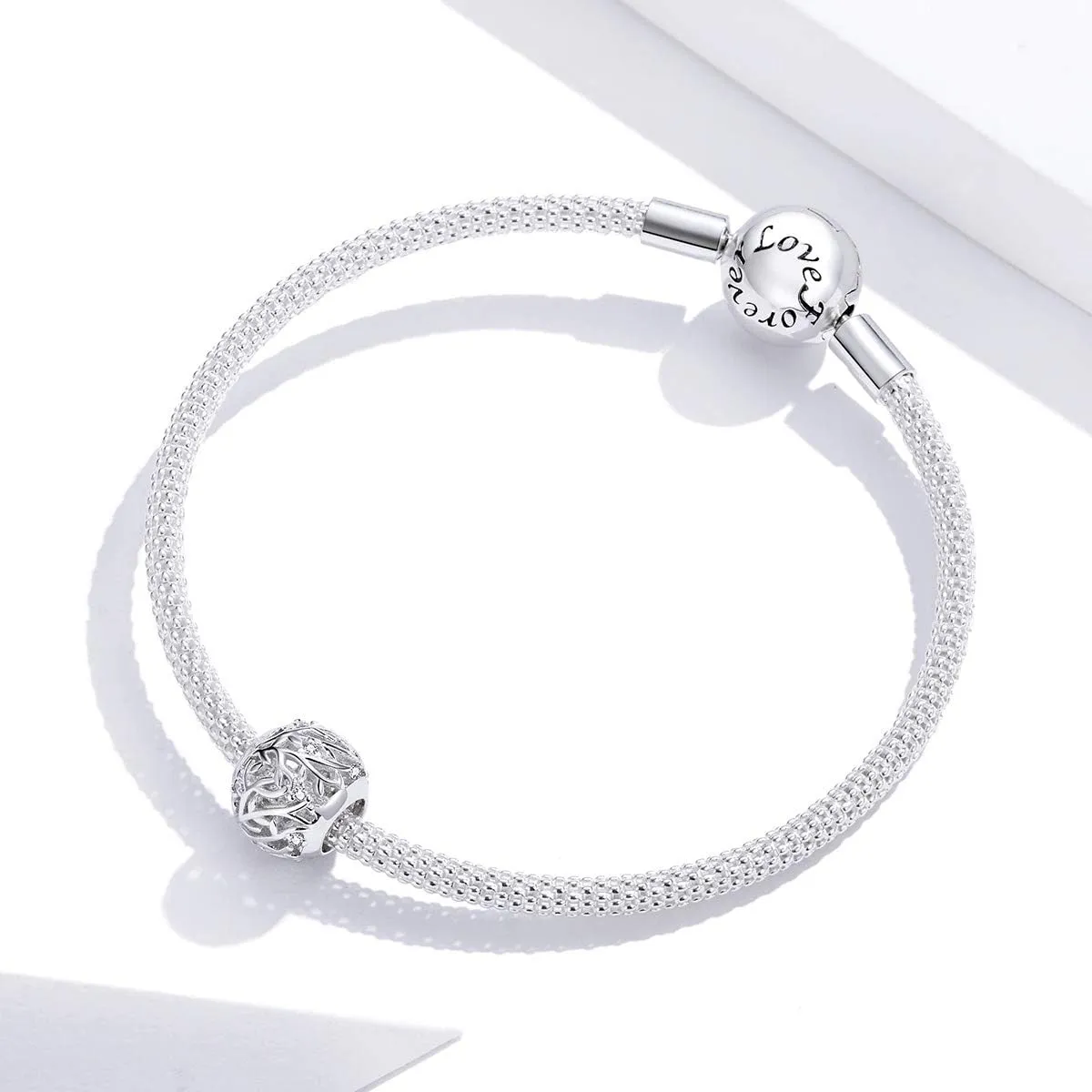 BISAER 925 Sterling Silver Charms for Bracelets Cat Coffee Cup Rose Flower Animal Beads Charm Jewelry Gifts for Women