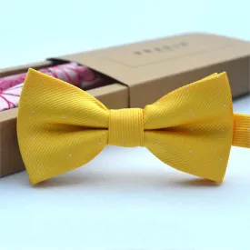 Children Bow Tie Baby Boy Kid Clothing Accessories Solid Color Gentleman Shirt Neck Tie Bowknot Dot