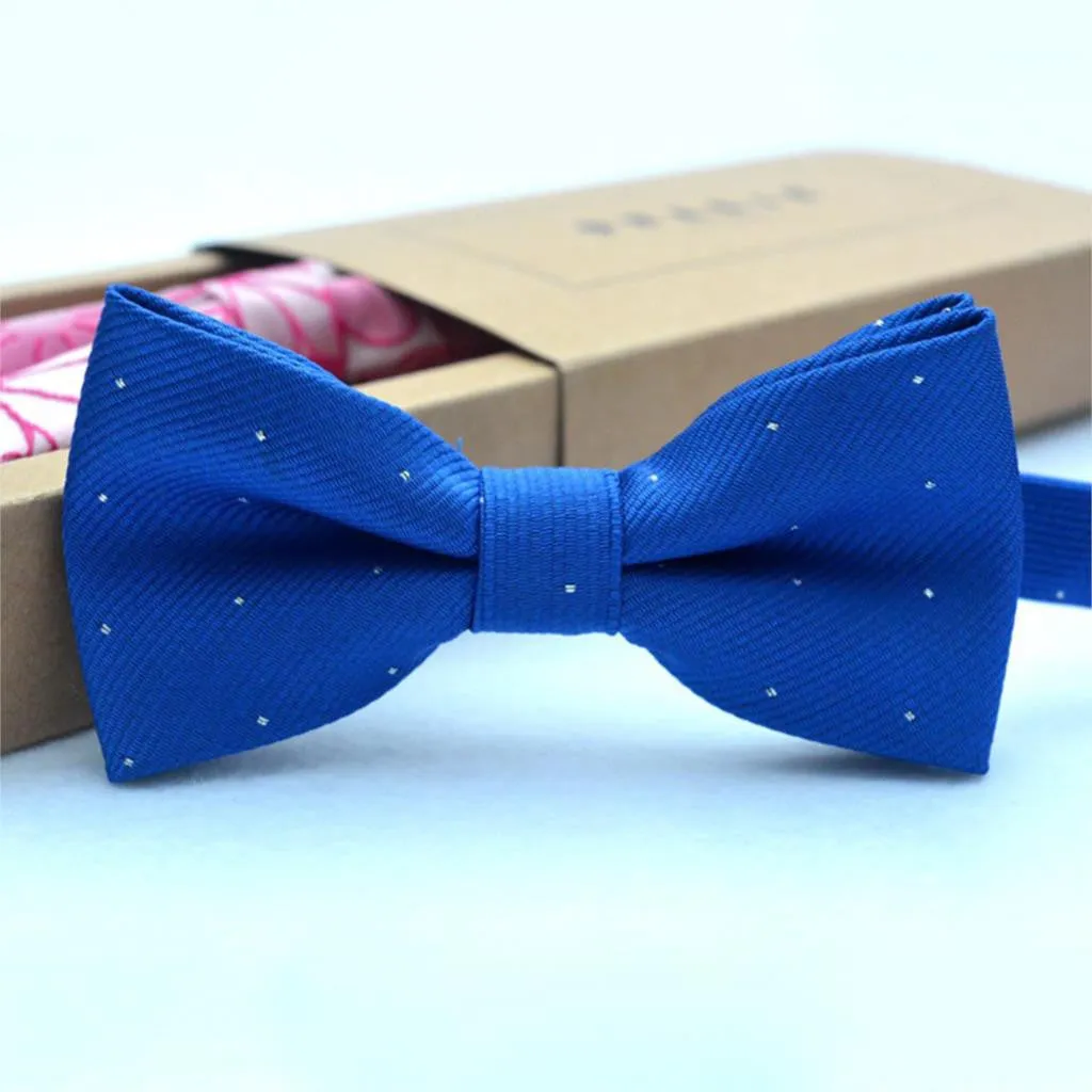 Children Bow Tie Baby Boy Kid Clothing Accessories Solid Color Gentleman Shirt Neck Tie Bowknot Dot