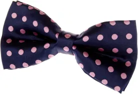 Classic Polka Dots Woven Microfiber Pre-tied Bow Tie (5")