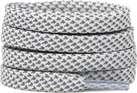 DELELE 2 Pairs Reflective Shoelace Flat Safety Laces for Shoes Sneakers Boots
