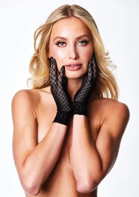 DIAMOND JACQUARD GLOVE