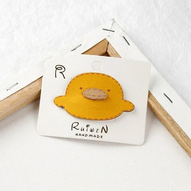 Fashion Cartoon  Fruit Animal Girls Cute Hairpins