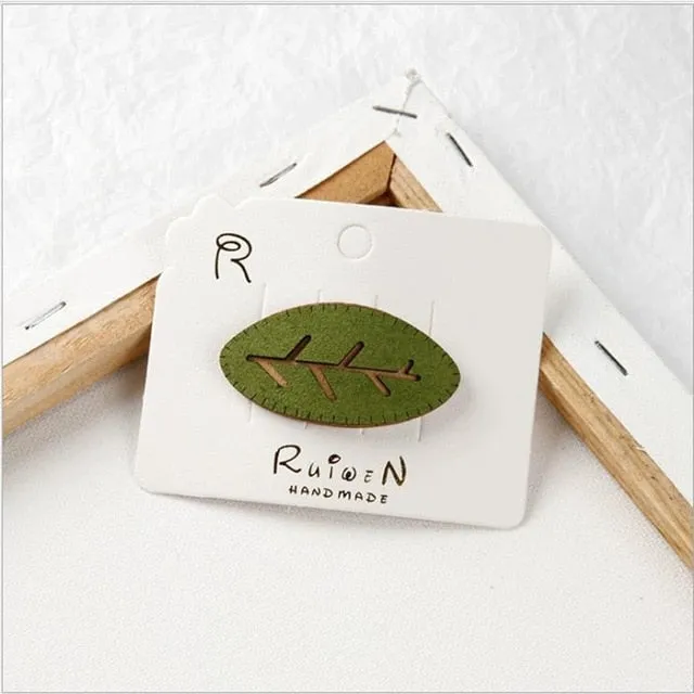 Fashion Cartoon  Fruit Animal Girls Cute Hairpins