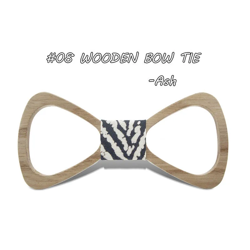 Fashion Handmade Wood Bow ties Bowtie Butterfly Gravata Ties For Men Hollow out Geometric Wooden bow tie