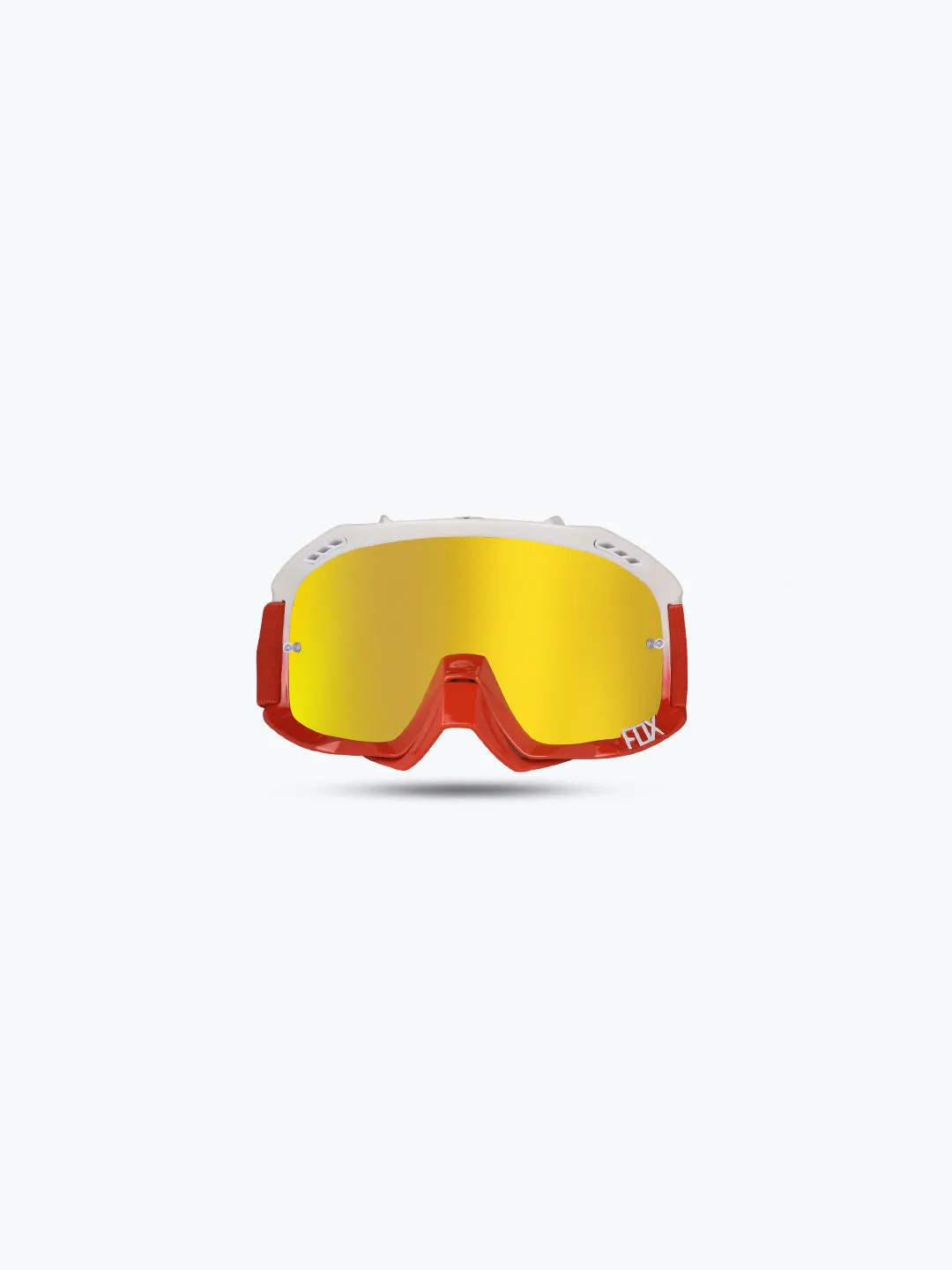 Goggles Fox 124 Red Yellow Tint