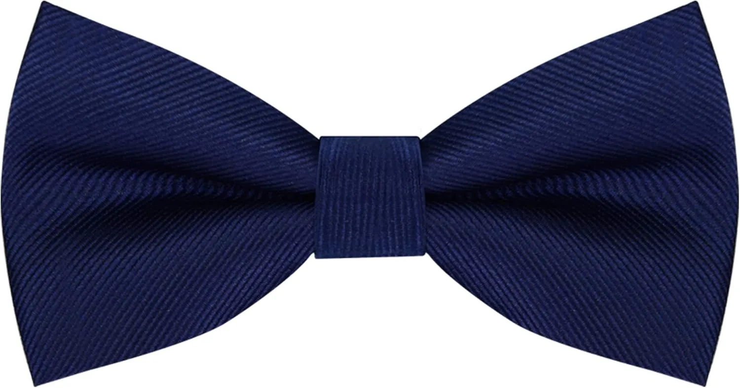 GUSLESON Suspenders & Bowtie Set Men's Elastic Band Suspenders   Bowtie for Wedding, Formal Events
