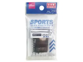 Hair pin (Straight Brown 25pieces Hard Type)