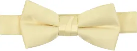 HOLD'EM Bow Tie For Boys and Baby Satin look Solid Color Adjustable Pre-tied