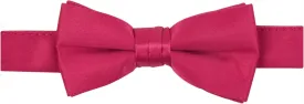 HOLD'EM Bow Tie For Boys and Baby Satin look Solid Color Adjustable Pre-tied