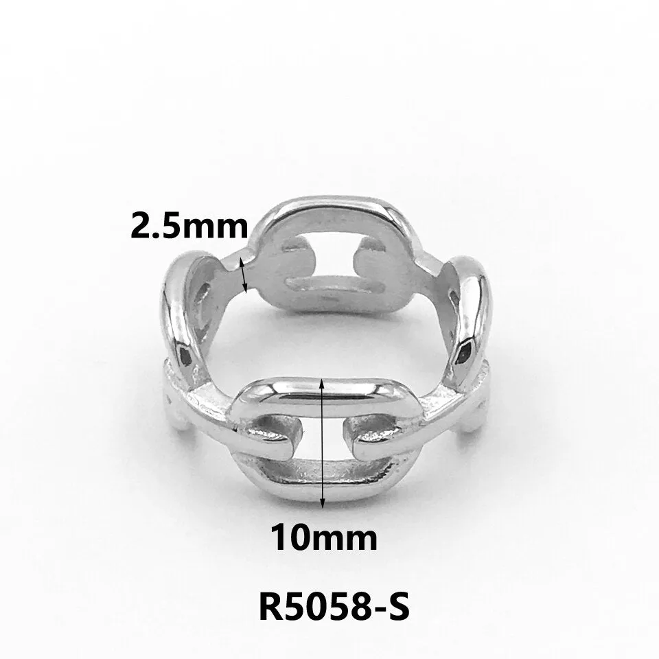 Luxury Couple Rings Korean Hollow Stainless Steel Gold Color Wedding Ring
