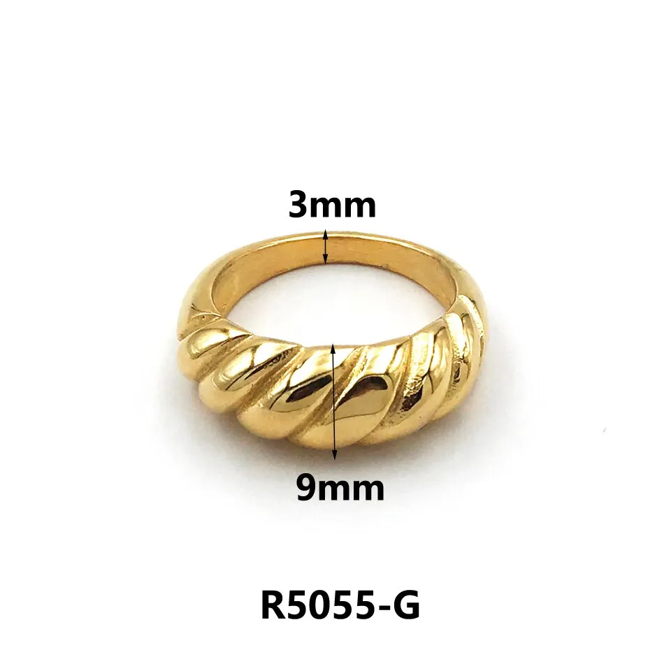 Luxury Couple Rings Korean Hollow Stainless Steel Gold Color Wedding Ring
