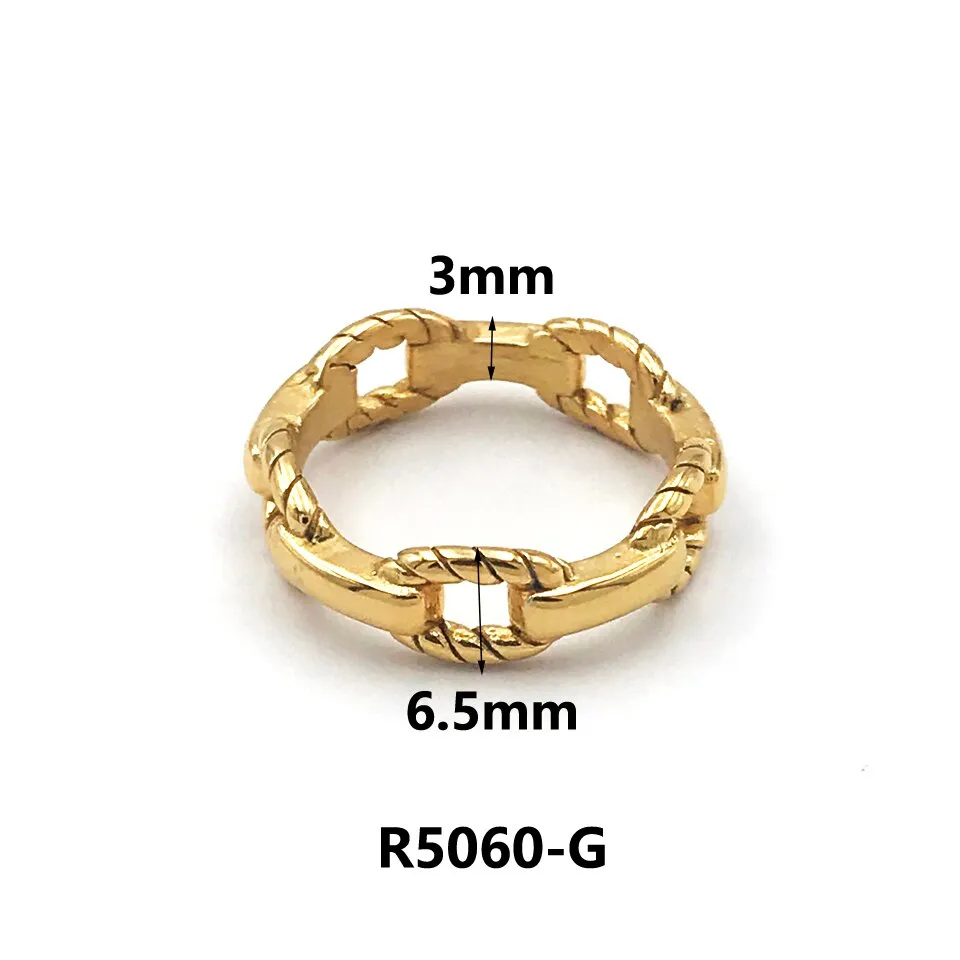 Luxury Couple Rings Korean Hollow Stainless Steel Gold Color Wedding Ring