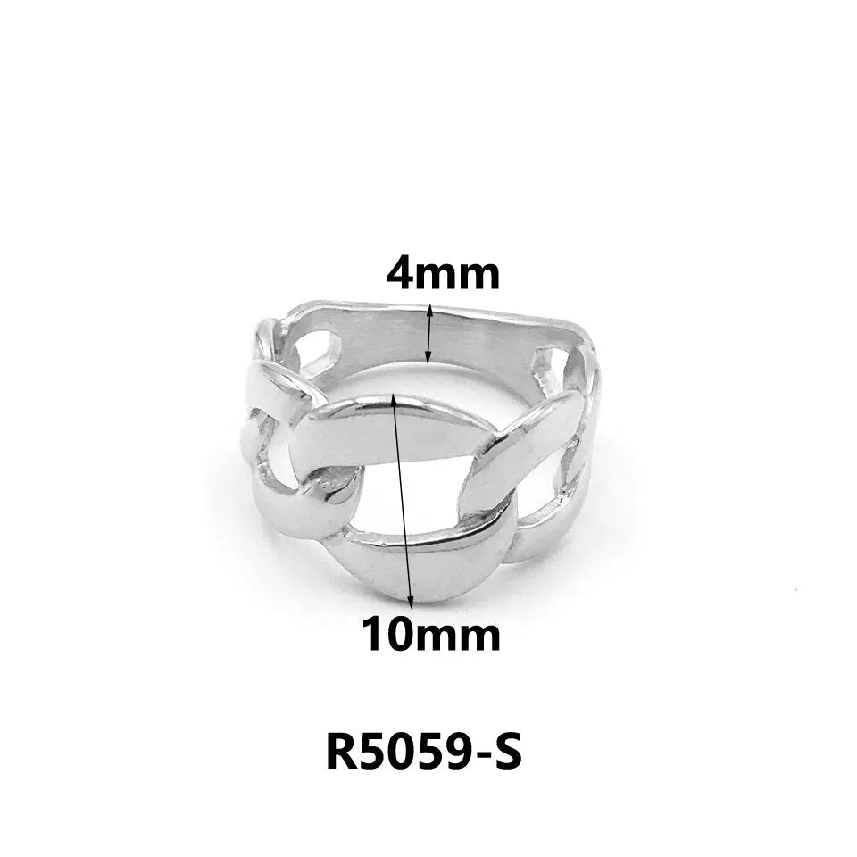 Luxury Couple Rings Korean Hollow Stainless Steel Gold Color Wedding Ring