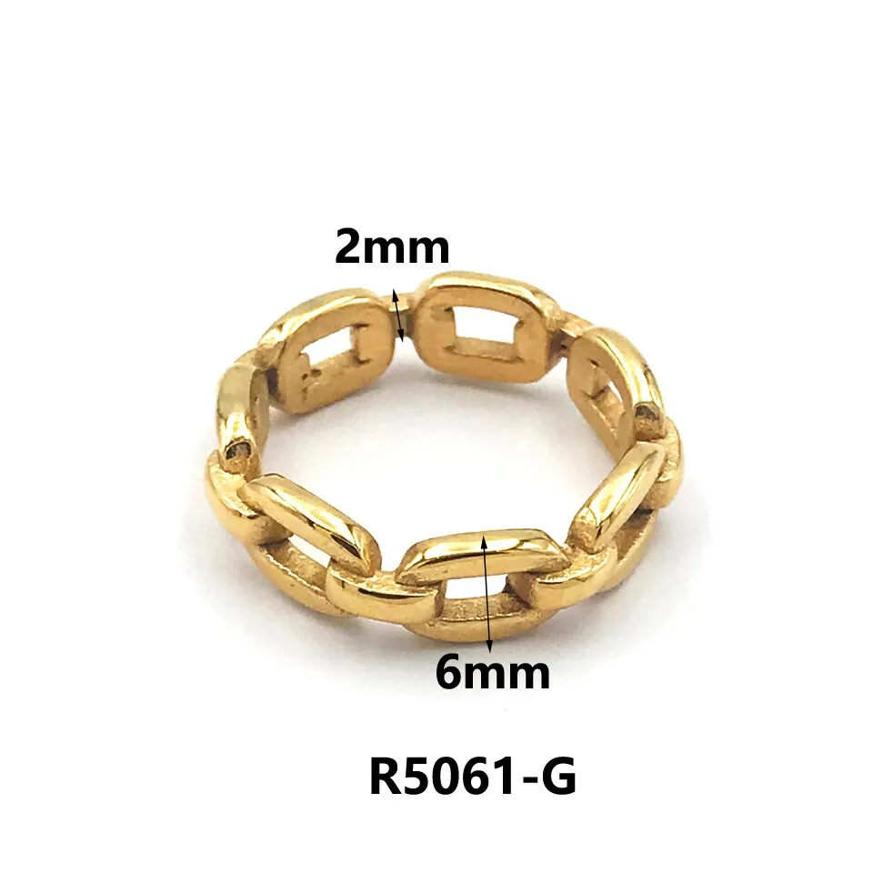 Luxury Couple Rings Korean Hollow Stainless Steel Gold Color Wedding Ring