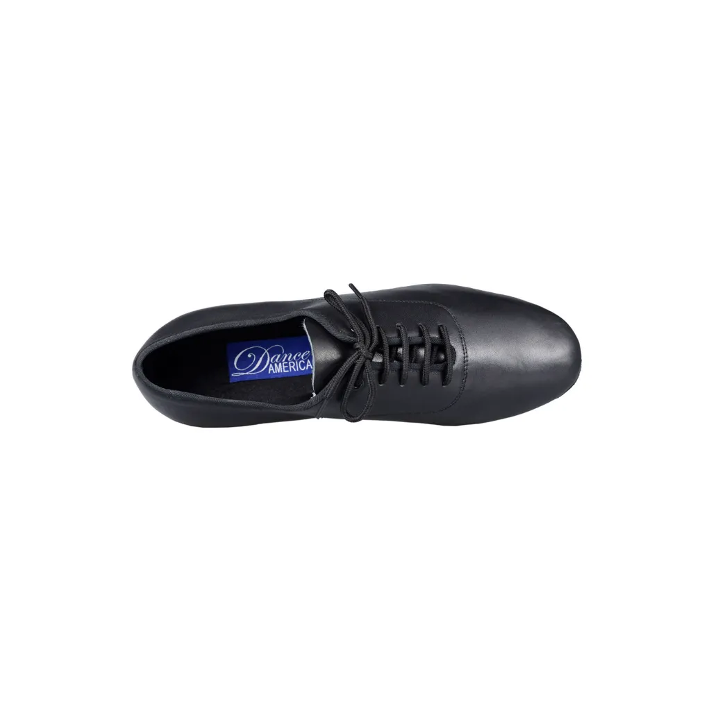 Manhattan Shoe - Black Leather 1" Ballroom