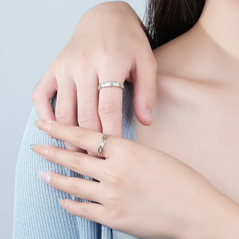 Matching Twin Rings Set for Couples