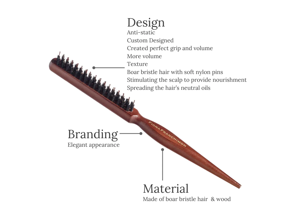 Nº1 HAIRPIN Volume Value Set |  Los Angeles Collection   Backcomb Brush