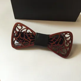 New Classic Hollow Wooden bow tie men BALCK bowtie wood bow ties