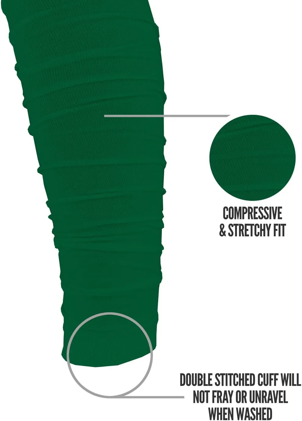 Nxtrnd Football Leg Sleeves, Calf Sleeves for Men & Boys, Sold as a Pair