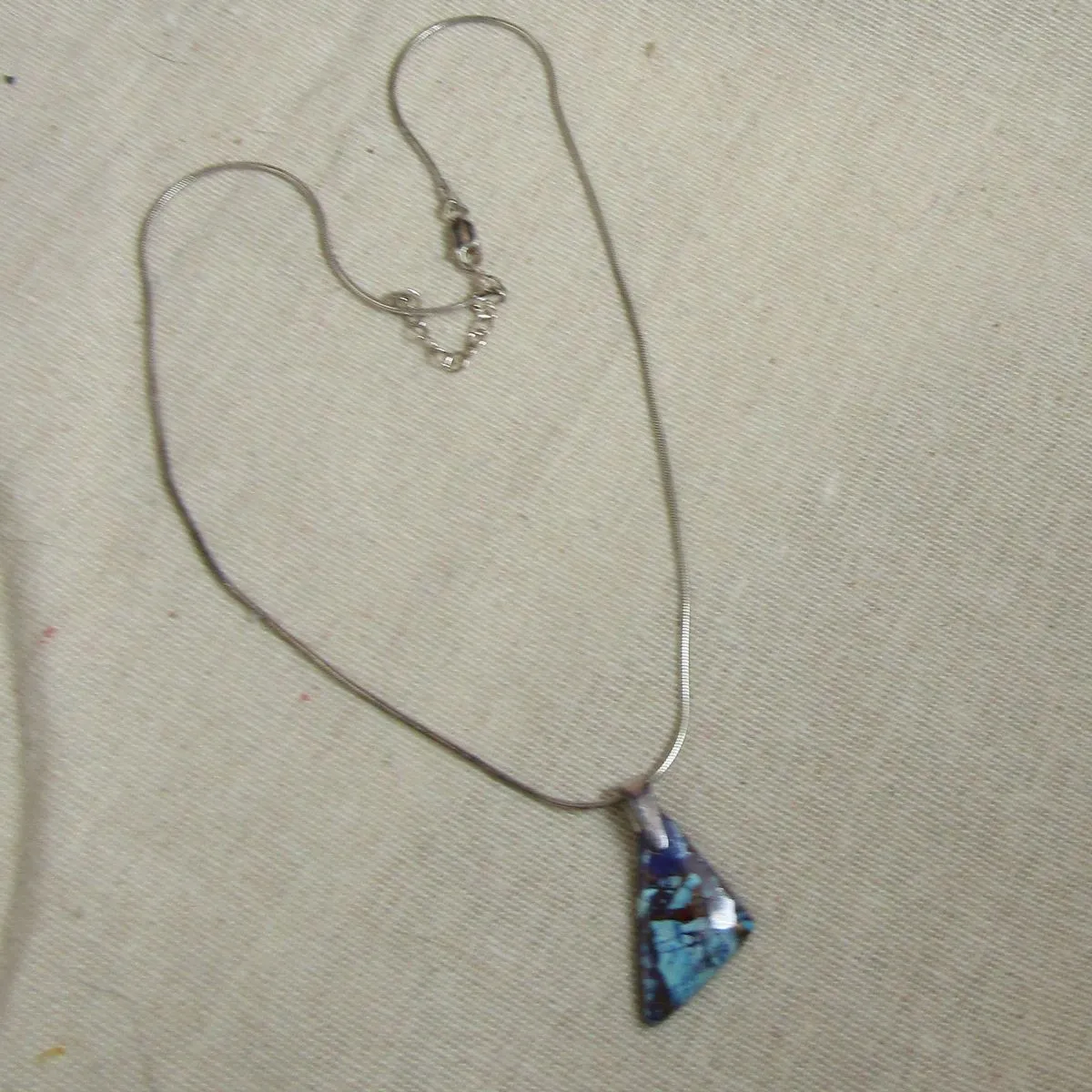 Purple Turquoise Classic Pendant Necklace