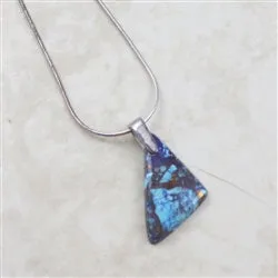 Purple Turquoise Classic Pendant Necklace