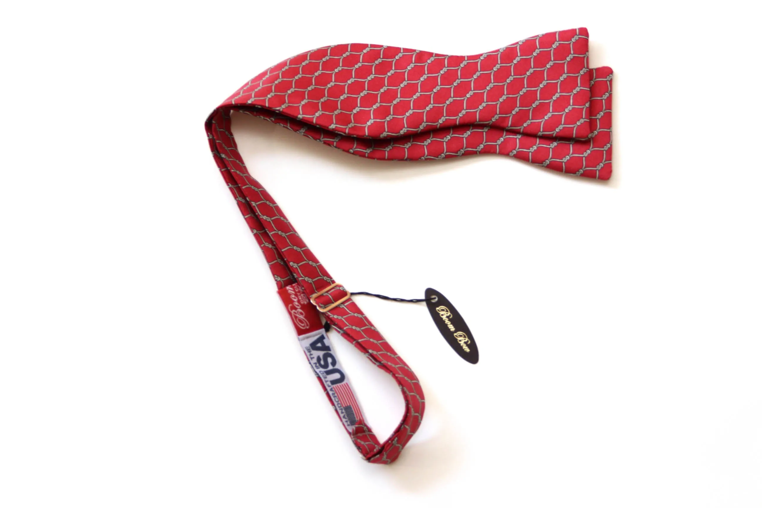 Red Self-Tie Bow Tie