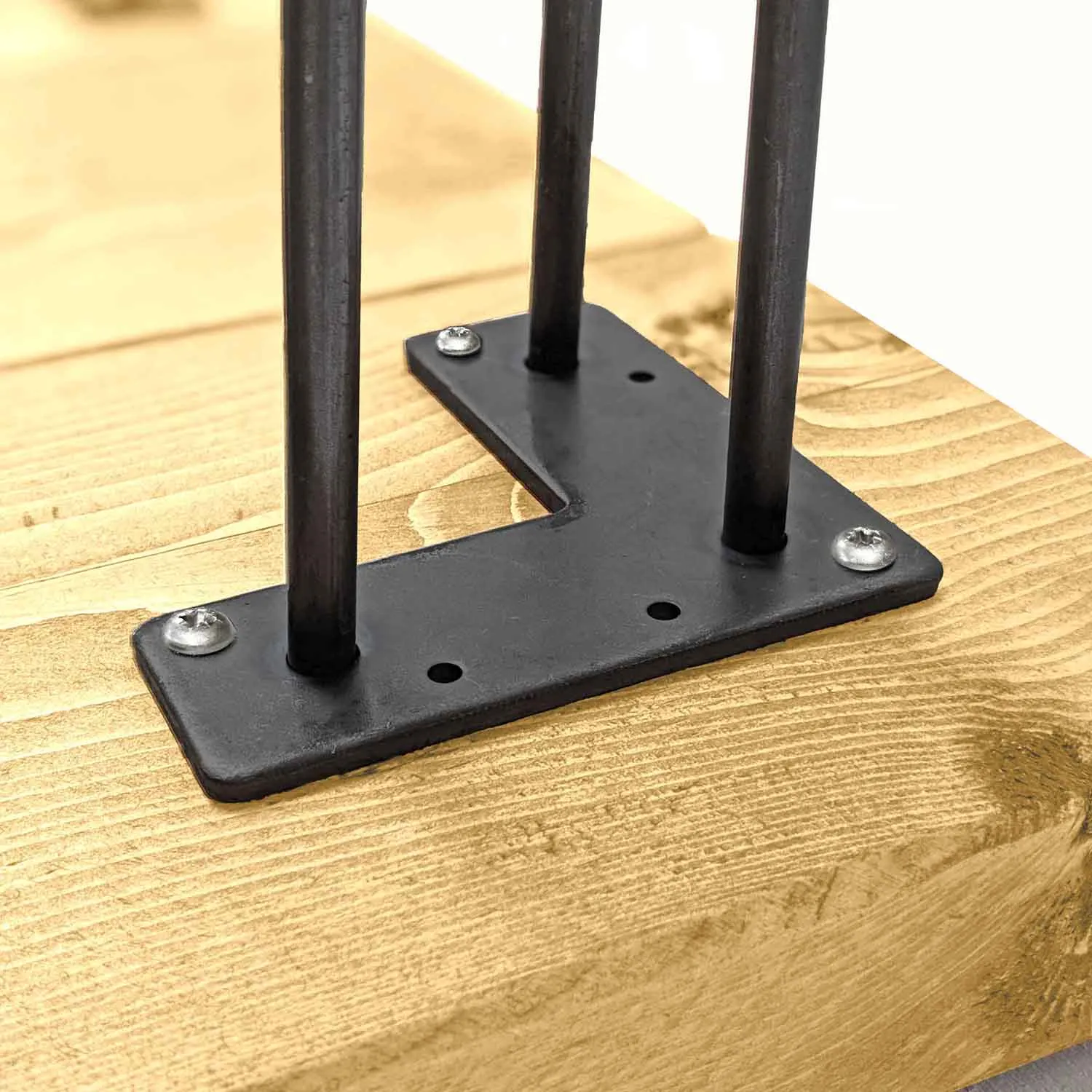 Rustic Bench | Hairpin Leg