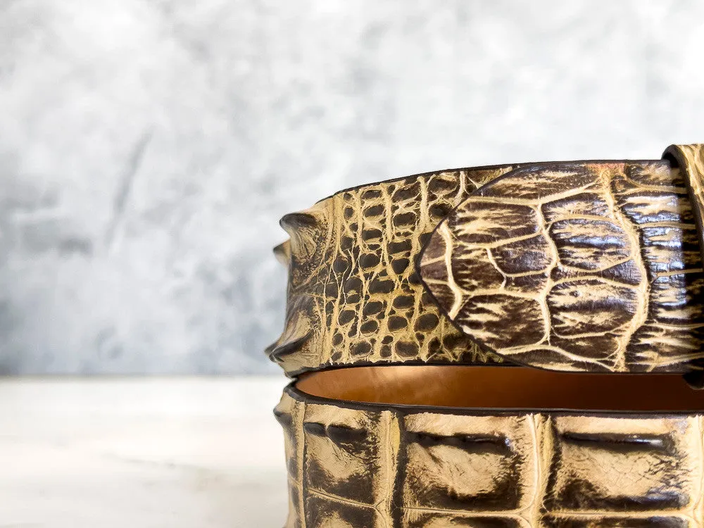 Saltwater Crocodile Belt: Tortuga