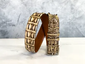 Saltwater Crocodile Belt: Tortuga