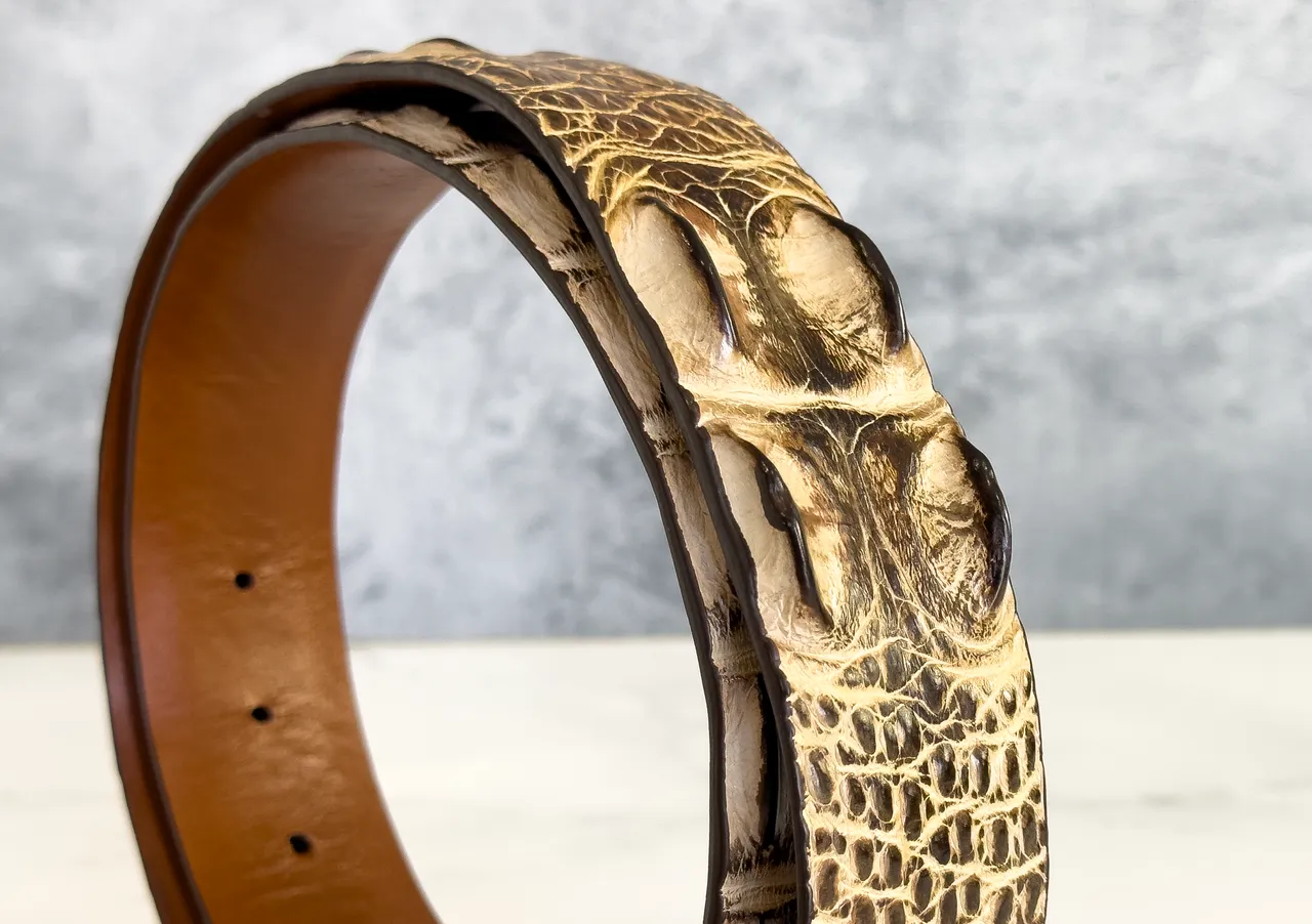 Saltwater Crocodile Belt: Tortuga