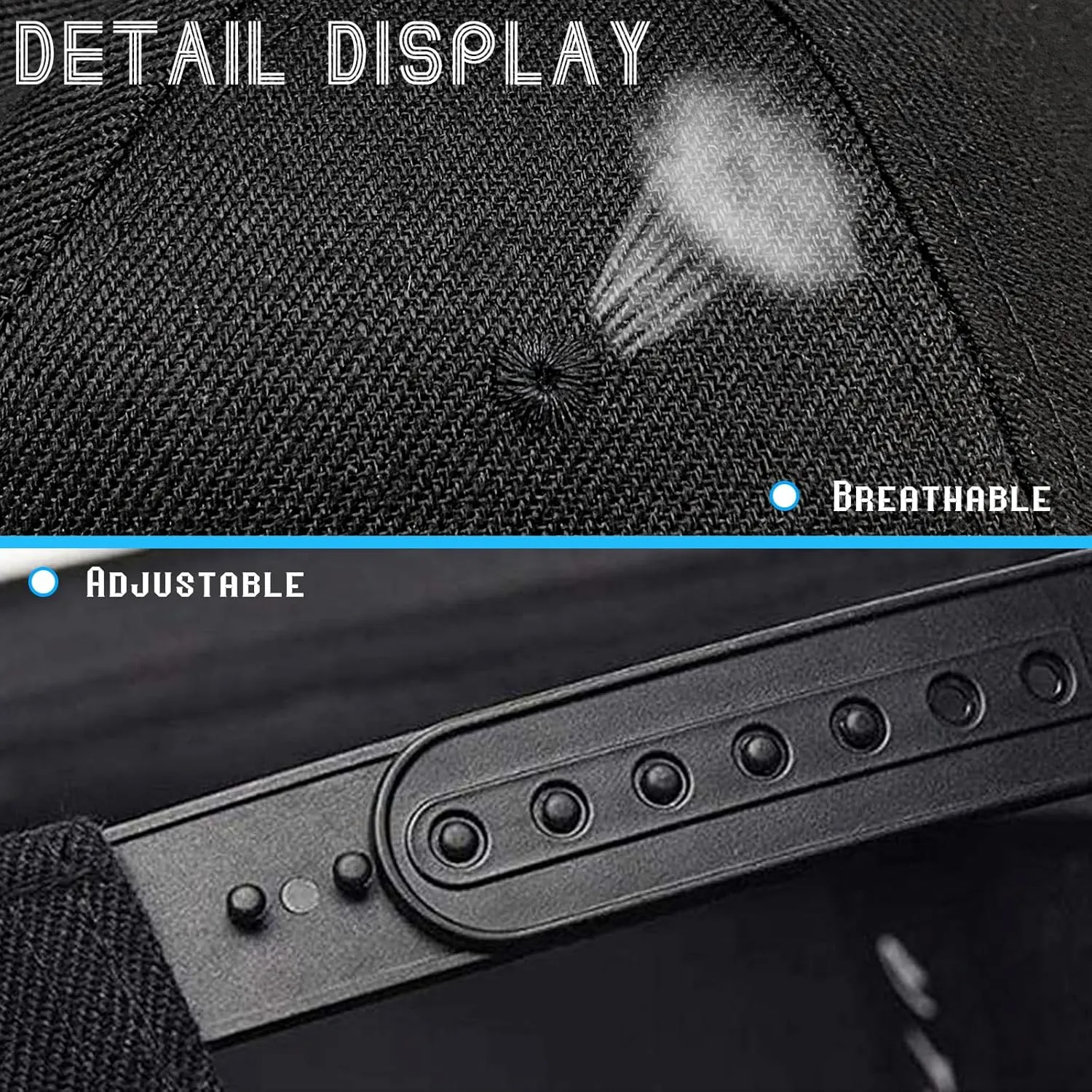 Snapback Flat Bill Fitted Hats for Men - Skateboard Accessories