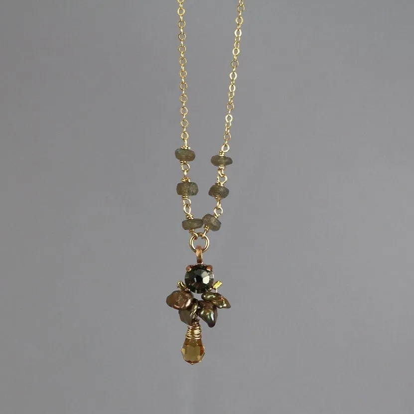 Swarovski Beaded Bee Necklace