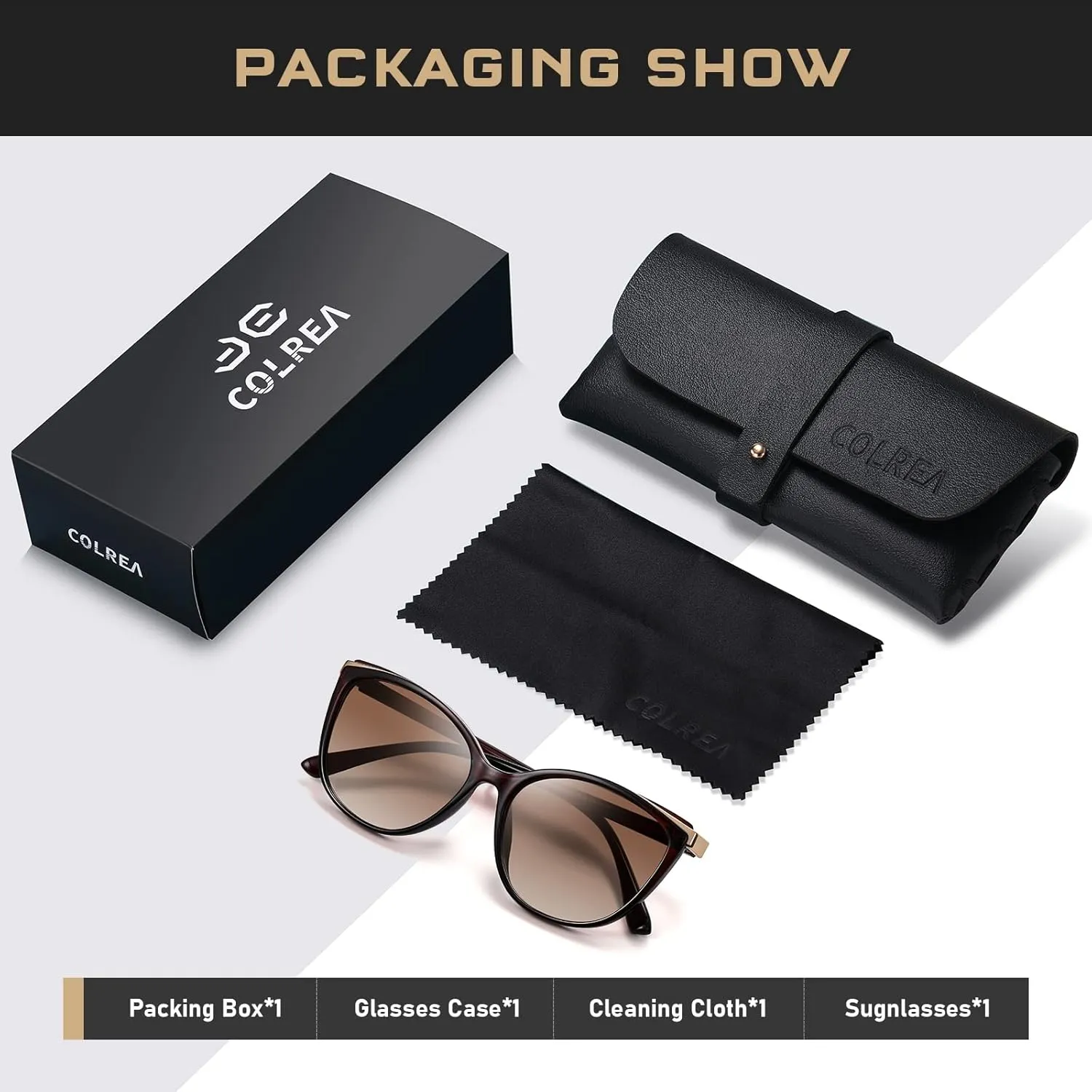 Trendy Cat Eye Sunglasses for Women Fashion Cateye UV400 Protection Glasses CL22017