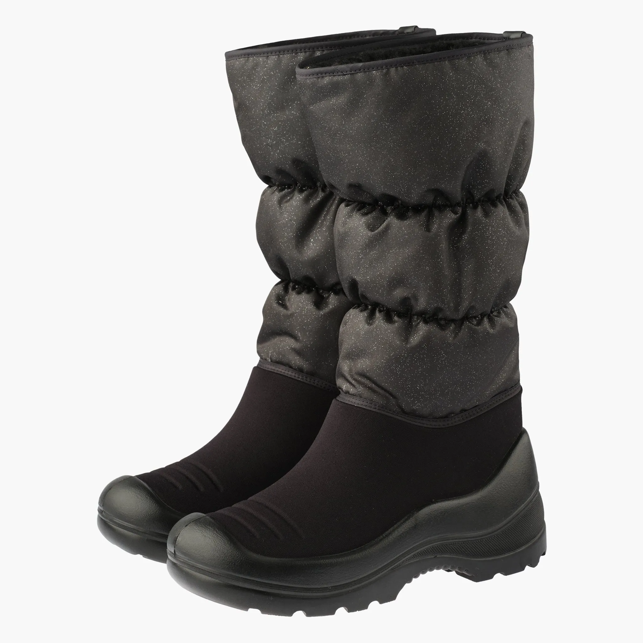 Winter boots Glitter, Black